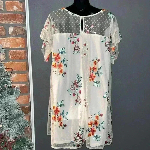 Bluheaven Embroidered Lace Babydoll Dress size M - Picture 2 of 11